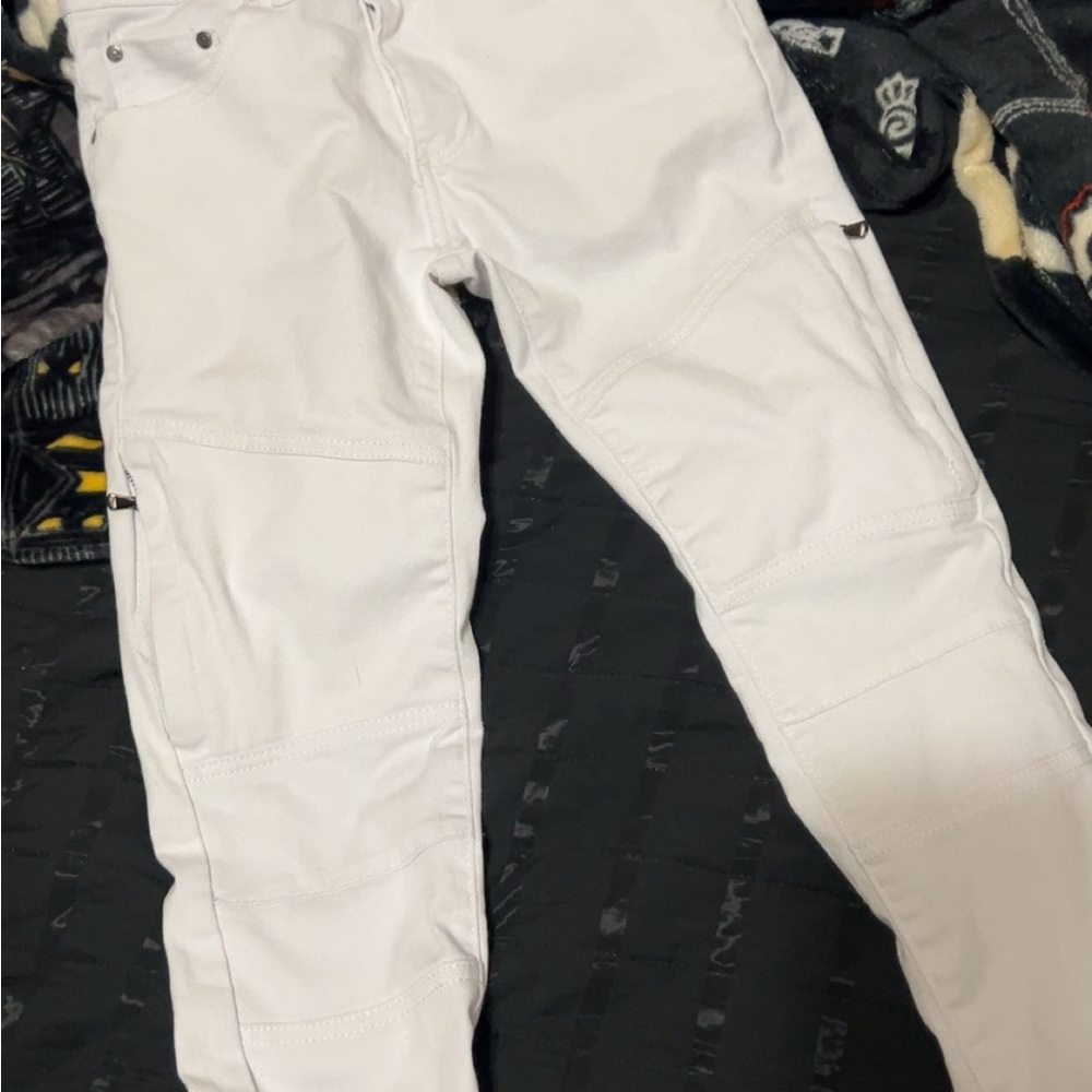 Men's Relaxed Fit White Jeans